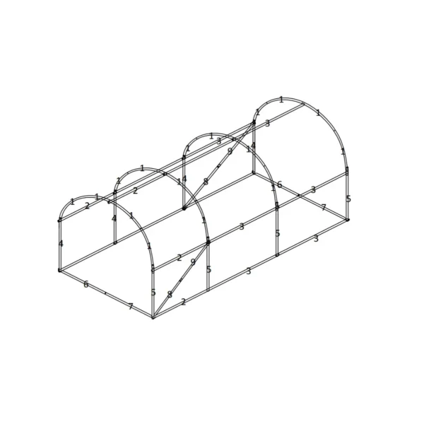 2x3x2-foliasator-2 Fóliasátor 2×3×2 m