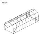 3x8x2-foliasator-1 Fóliasátor 3×8×2 m