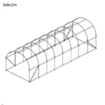 3x8x2-foliasator-2 Fóliasátor 3×8×2 m