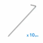 Fém rögzítő cövekek sátrakhoz és ponyvákhoz 30 cm – 10 db