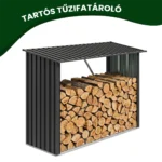 fem-tarolo-tuzifahoz-premium-6 Fém tároló tűzifához Premium 84 × 217 × 154 cm (1,9 m²)