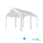 Pótponyva prémium garázs sátorhoz 3×4 m | 280 g/m² PE