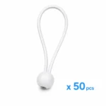 Rugalmas rögzítőgumik golyóval – 50 db